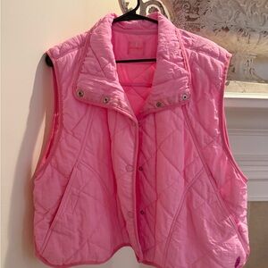 FP Movement by Free People Pink Quilted Vest